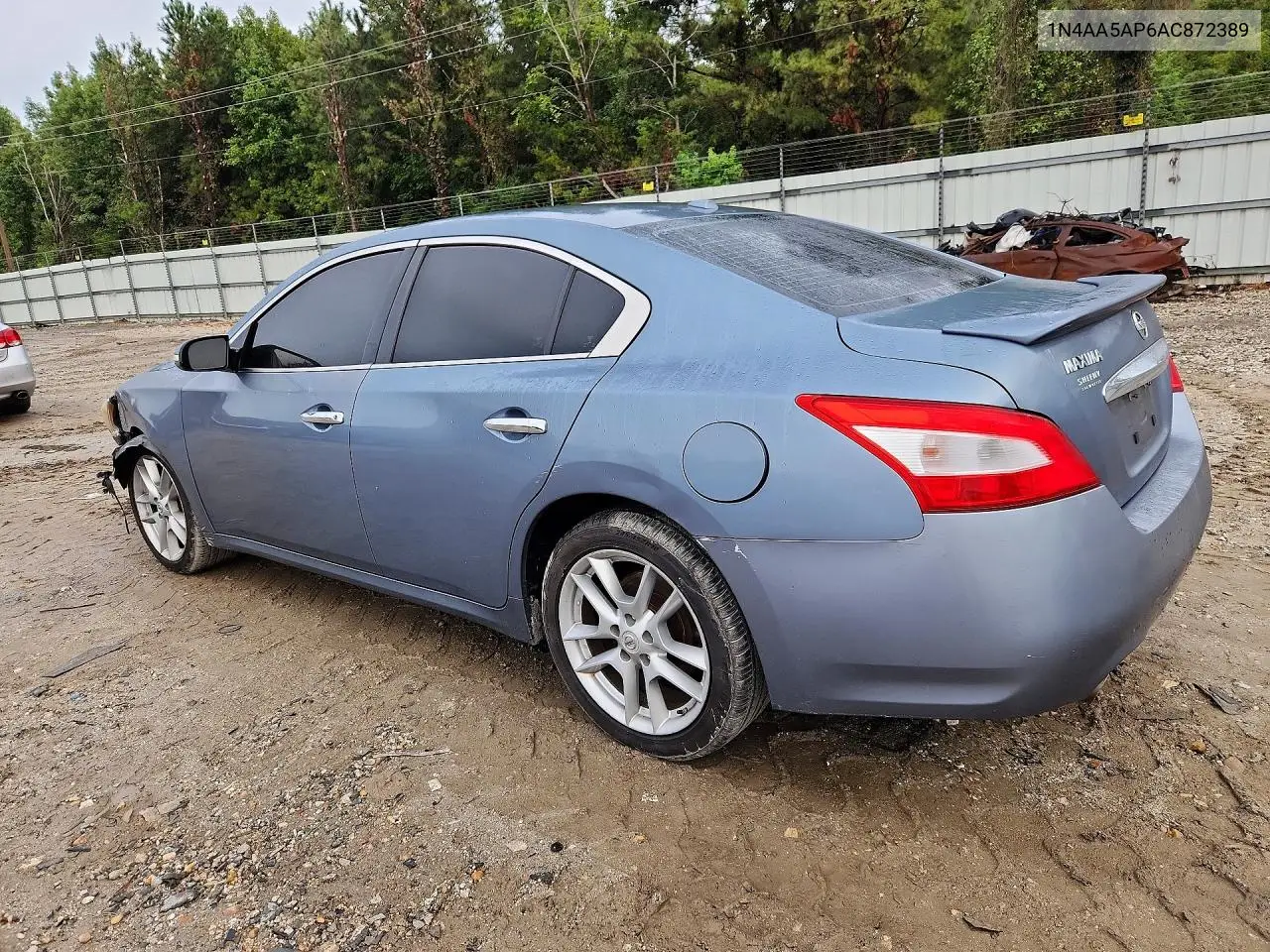 2010 NISSAN MAXIMA VIN 1N4AA5AP6AC872389 — фото 2