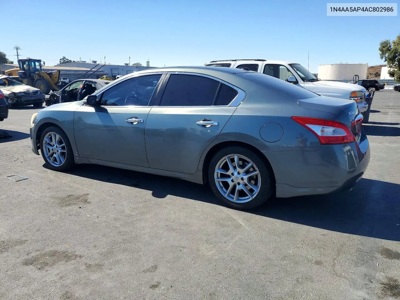 2010 NISSAN MAXIMA VIN 1N4AA5AP4AC802986 — фото 2