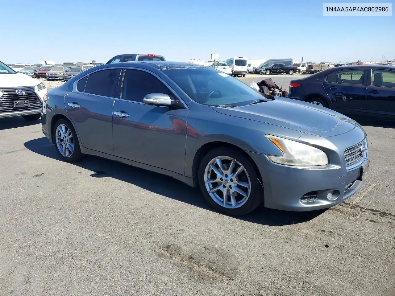 2010 NISSAN MAXIMA VIN 1N4AA5AP4AC802986 — фото 4