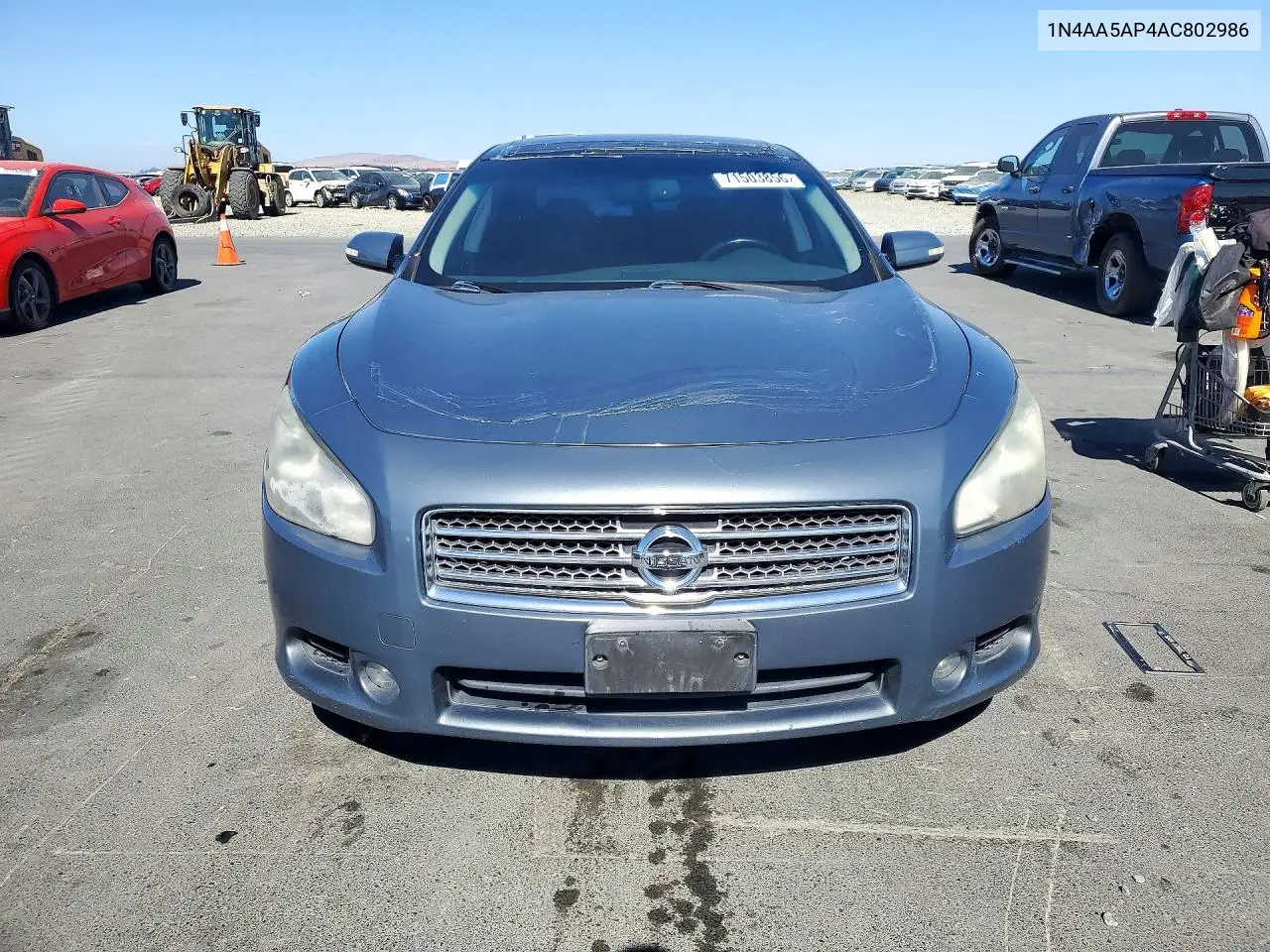2010 NISSAN MAXIMA VIN 1N4AA5AP4AC802986 — фото 5