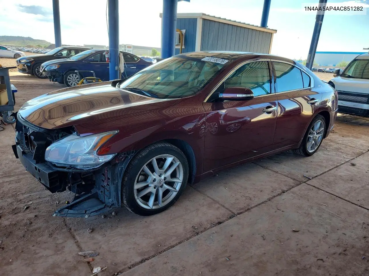 NISSAN MAXIMA 2010, VIN 1N4AA5AP4AC851282
