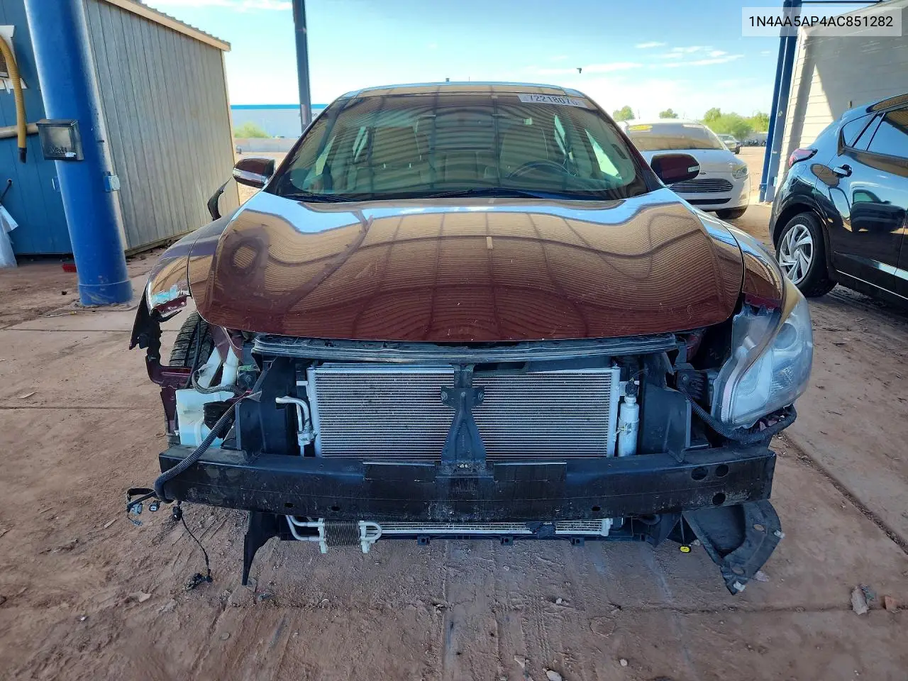 2010 NISSAN MAXIMA VIN 1N4AA5AP4AC851282 — фото 5