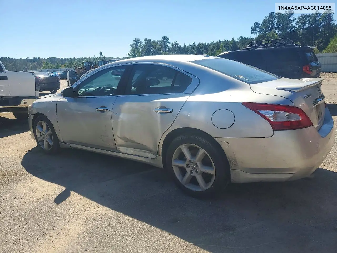2010 NISSAN MAXIMA VIN 1N4AA5AP4AC814085 — фото 2