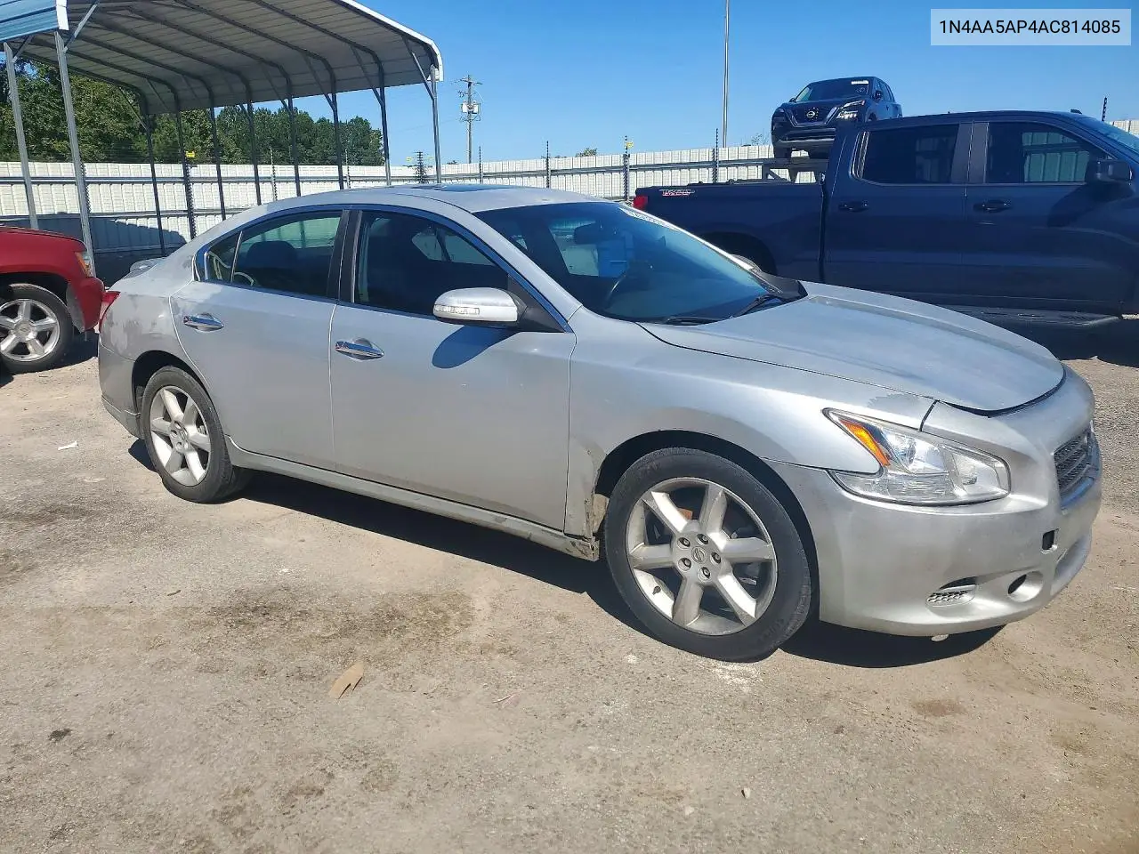 2010 NISSAN MAXIMA VIN 1N4AA5AP4AC814085 — фото 4