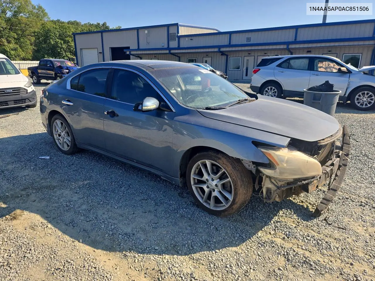 2010 NISSAN MAXIMA VIN 1N4AA5AP0AC851506 — фото 4