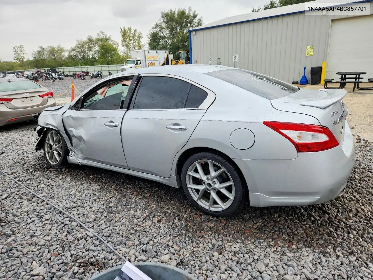 2011 NISSAN MAXIMA VIN 1N4AA5AP4BC857701 — фото 2