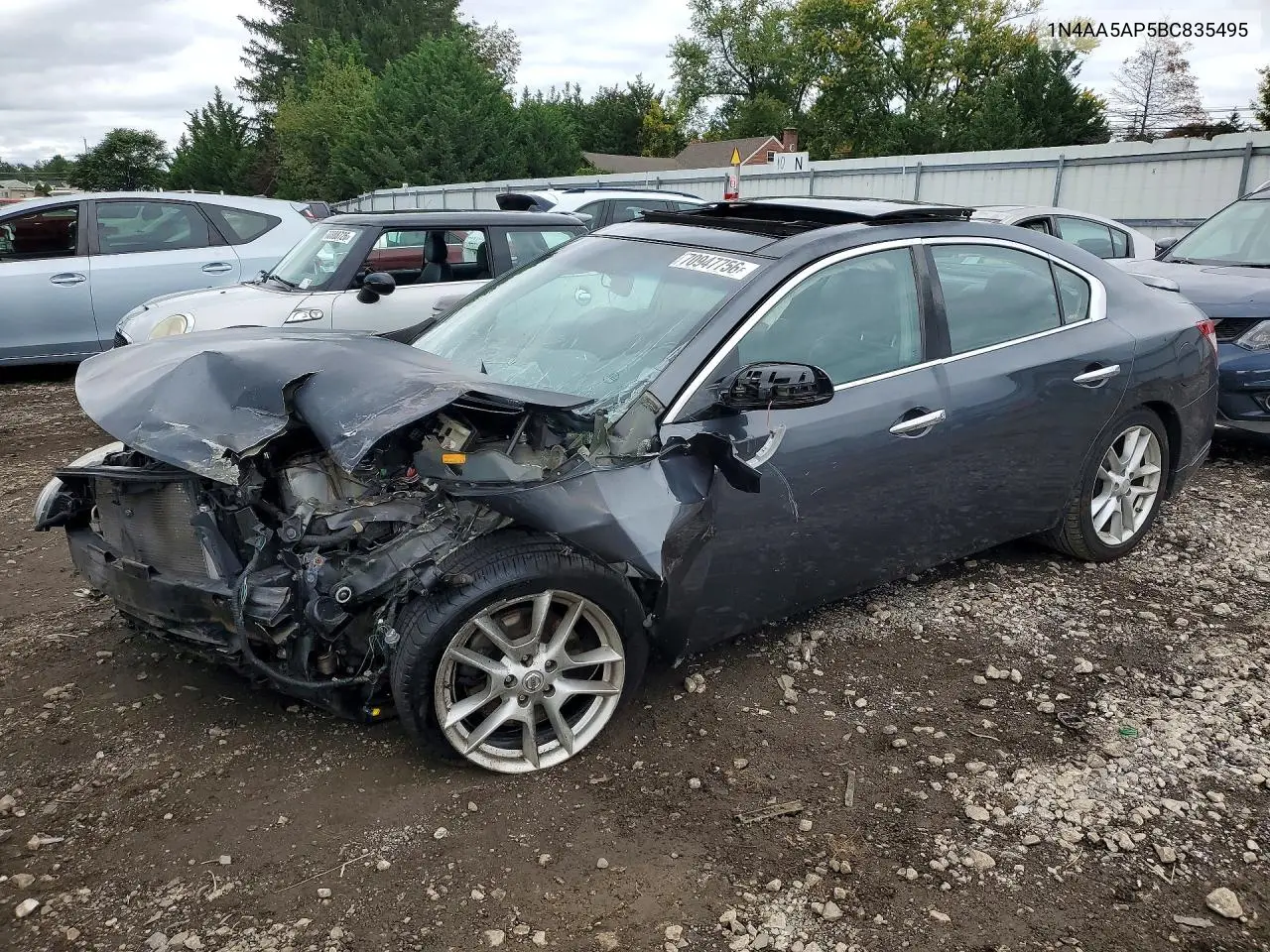 NISSAN MAXIMA 2011, VIN 1N4AA5AP5BC835495