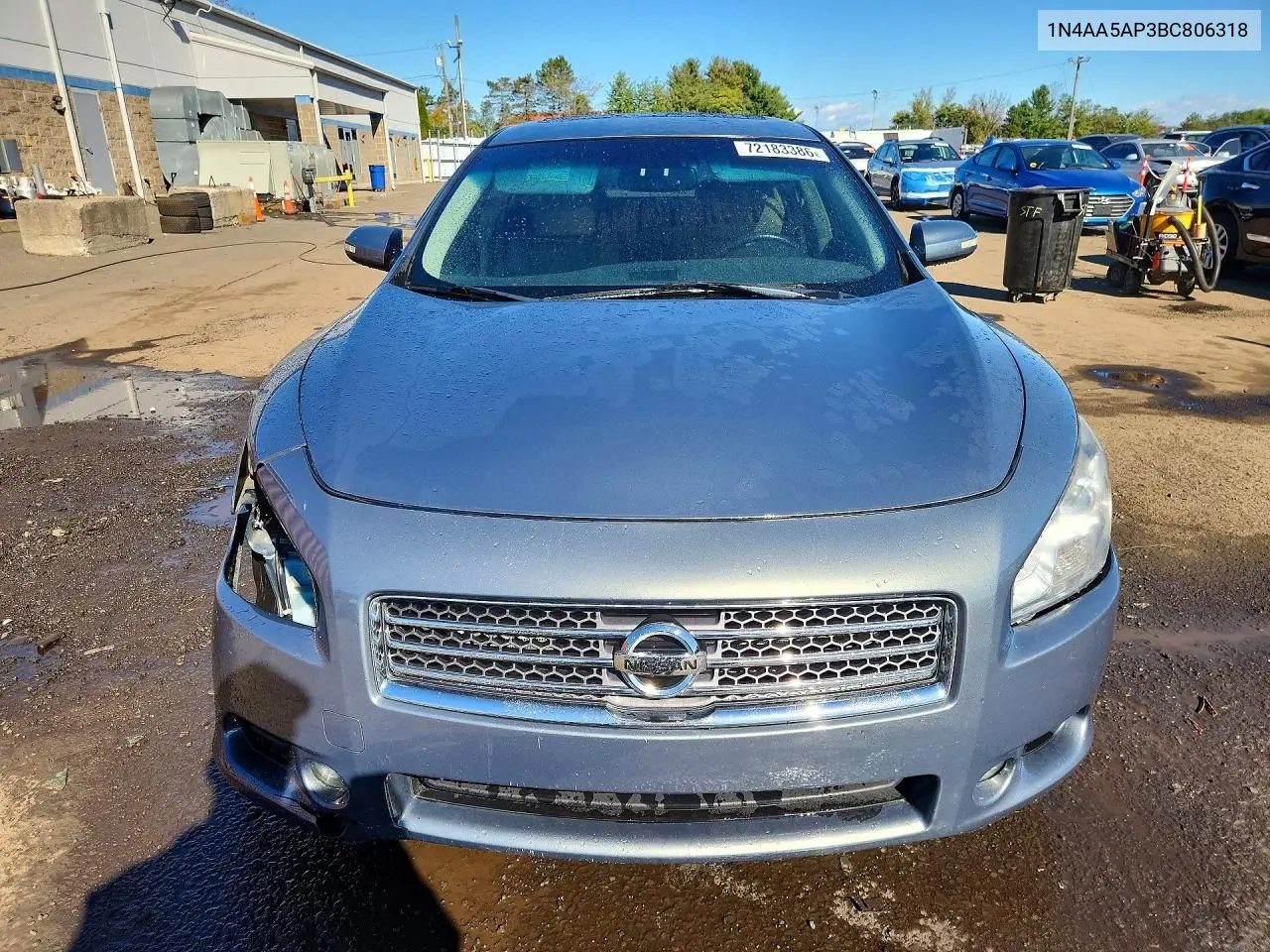 2011 NISSAN MAXIMA VIN 1N4AA5AP3BC806318 — фото 5