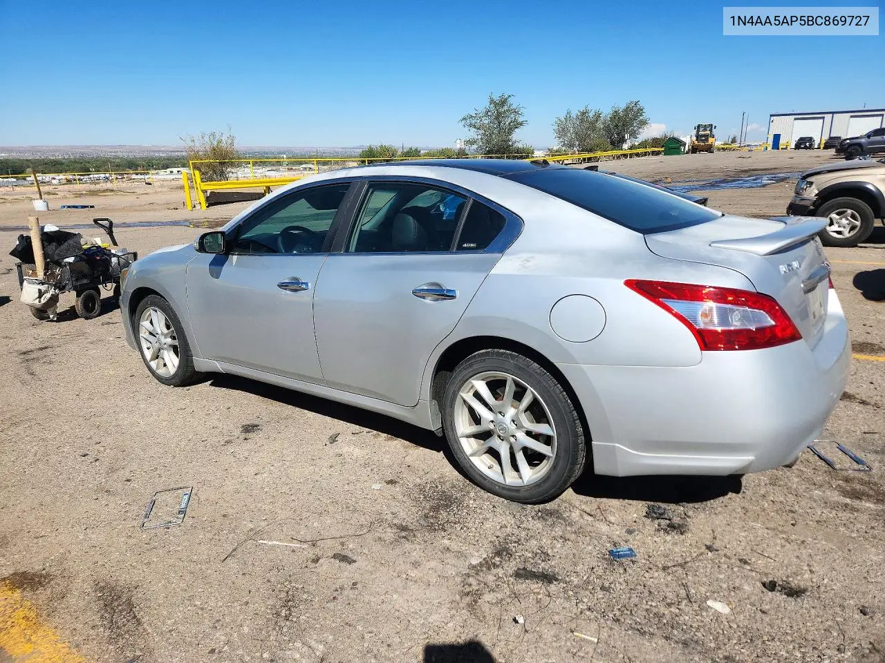 2011 NISSAN MAXIMA VIN 1N4AA5AP5BC869727 — фото 2