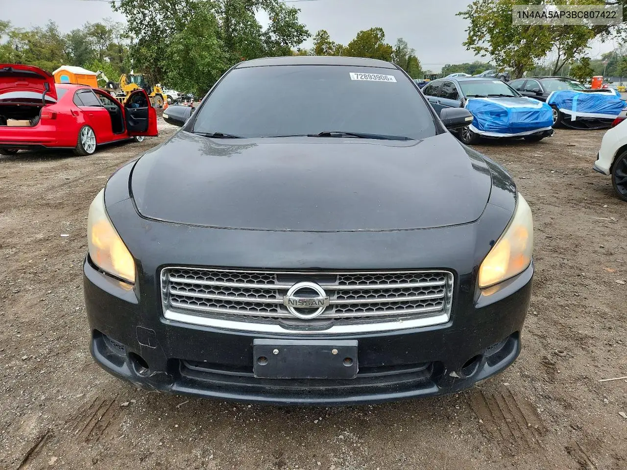 2011 NISSAN MAXIMA VIN 1N4AA5AP3BC807422 — фото 5