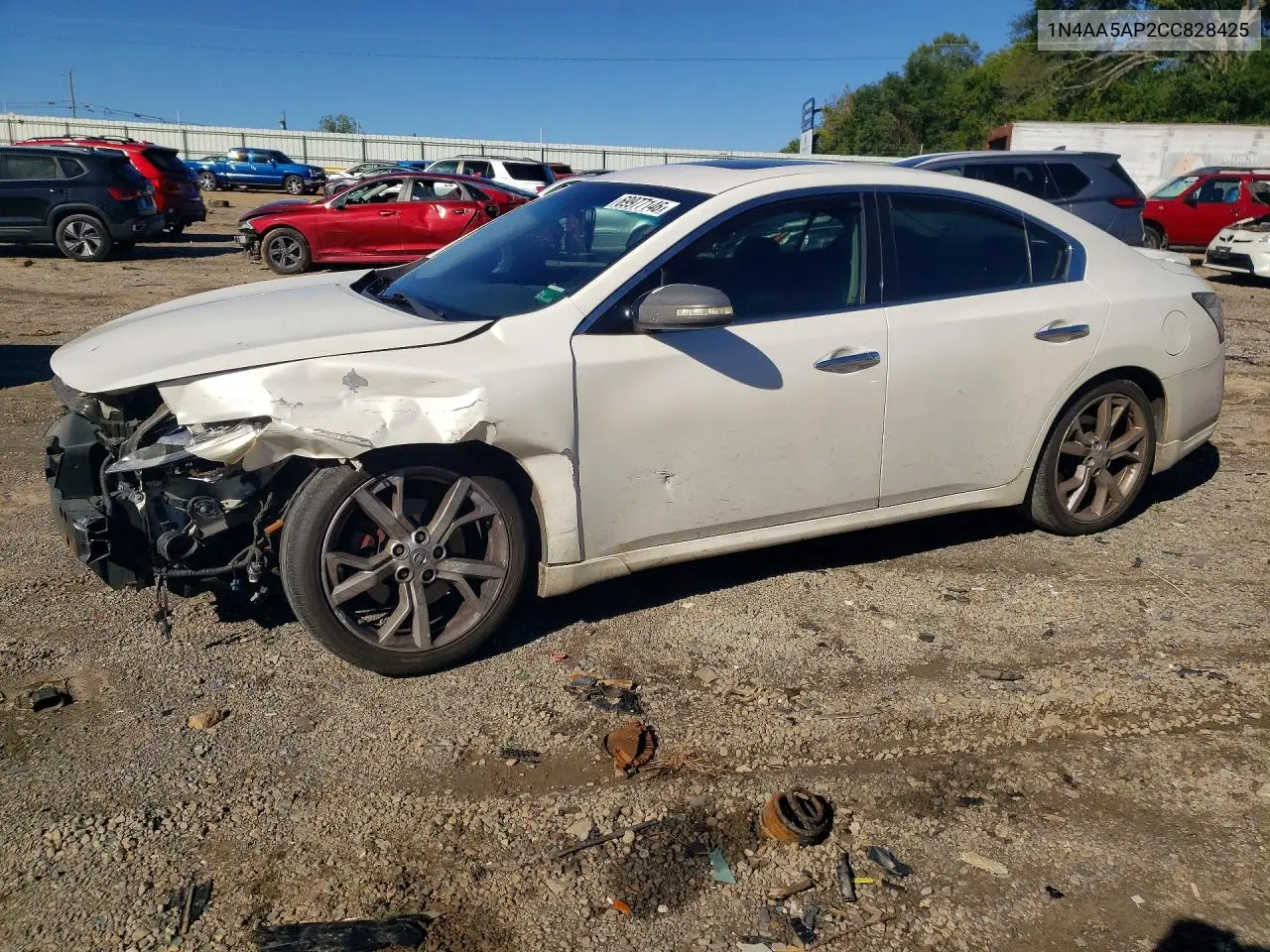 NISSAN MAXIMA 2012, VIN 1N4AA5AP2CC828425