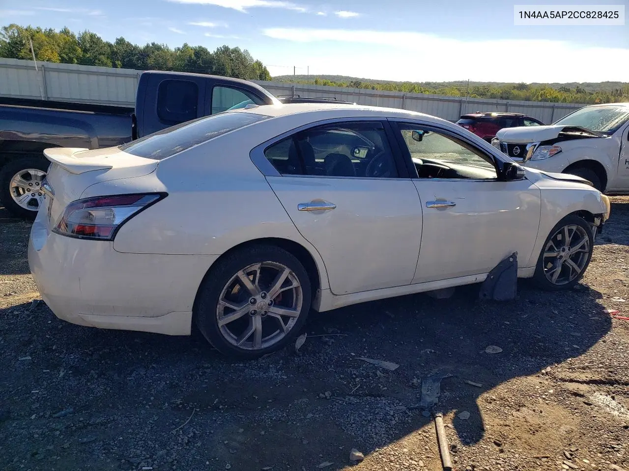 2012 NISSAN MAXIMA VIN 1N4AA5AP2CC828425 — фото 3