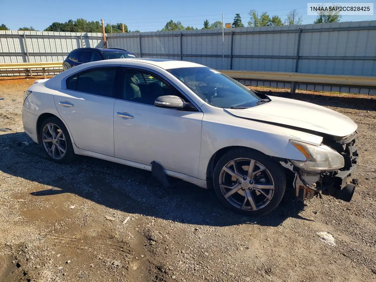 2012 NISSAN MAXIMA VIN 1N4AA5AP2CC828425 — фото 4