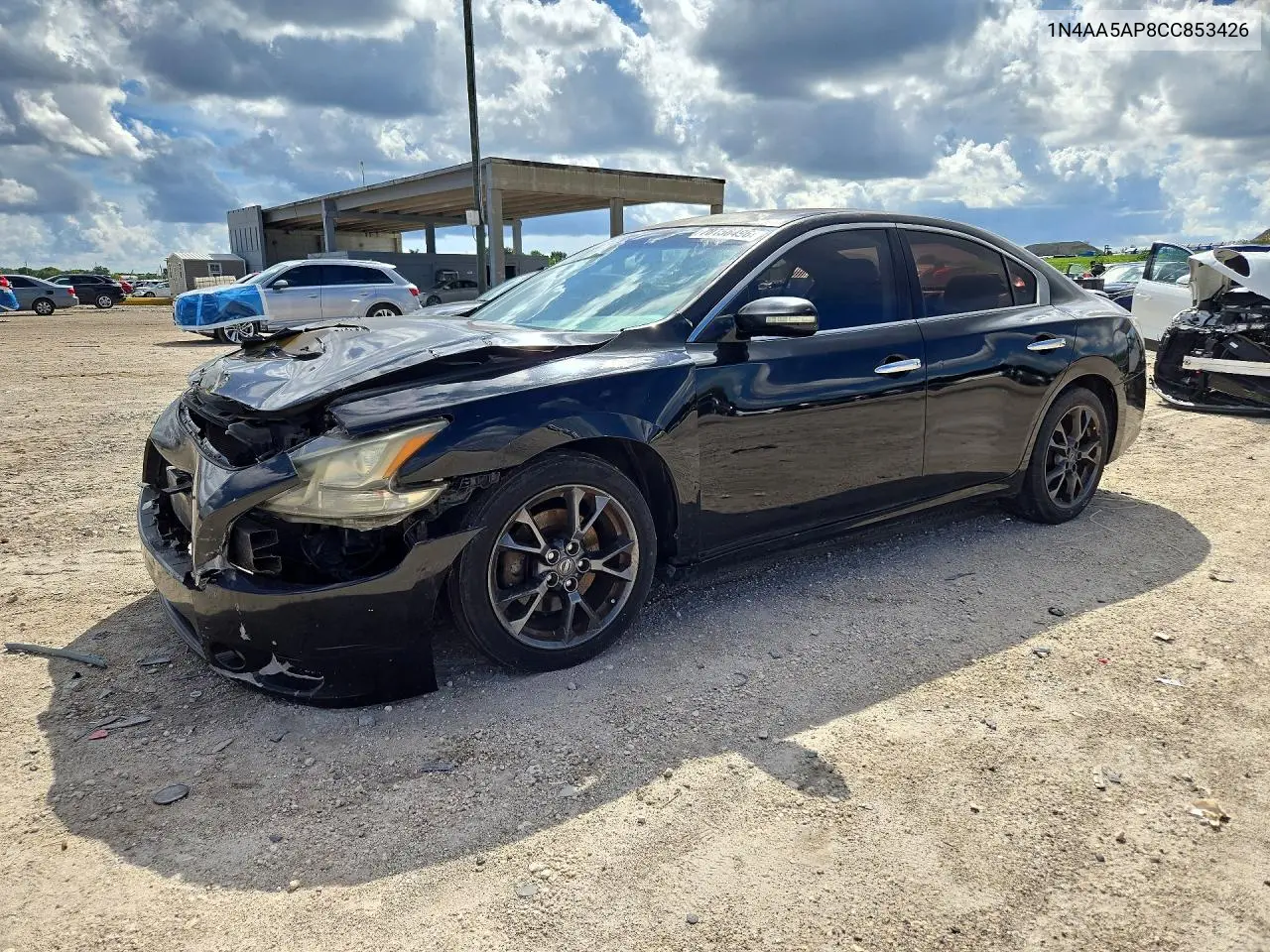 NISSAN MAXIMA 2012, VIN 1N4AA5AP8CC853426