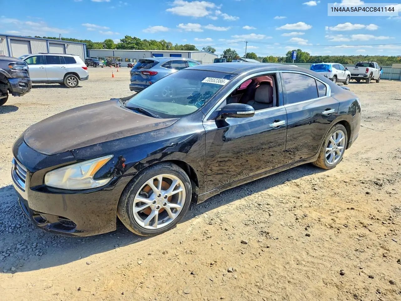 NISSAN MAXIMA 2012, VIN 1N4AA5AP4CC841144