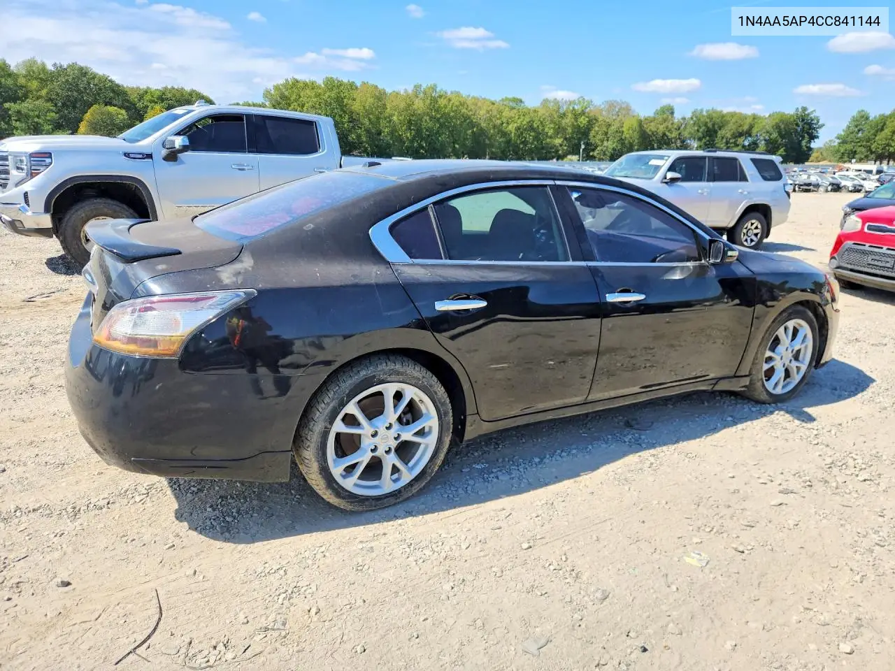 2012 NISSAN MAXIMA VIN 1N4AA5AP4CC841144 — фото 3