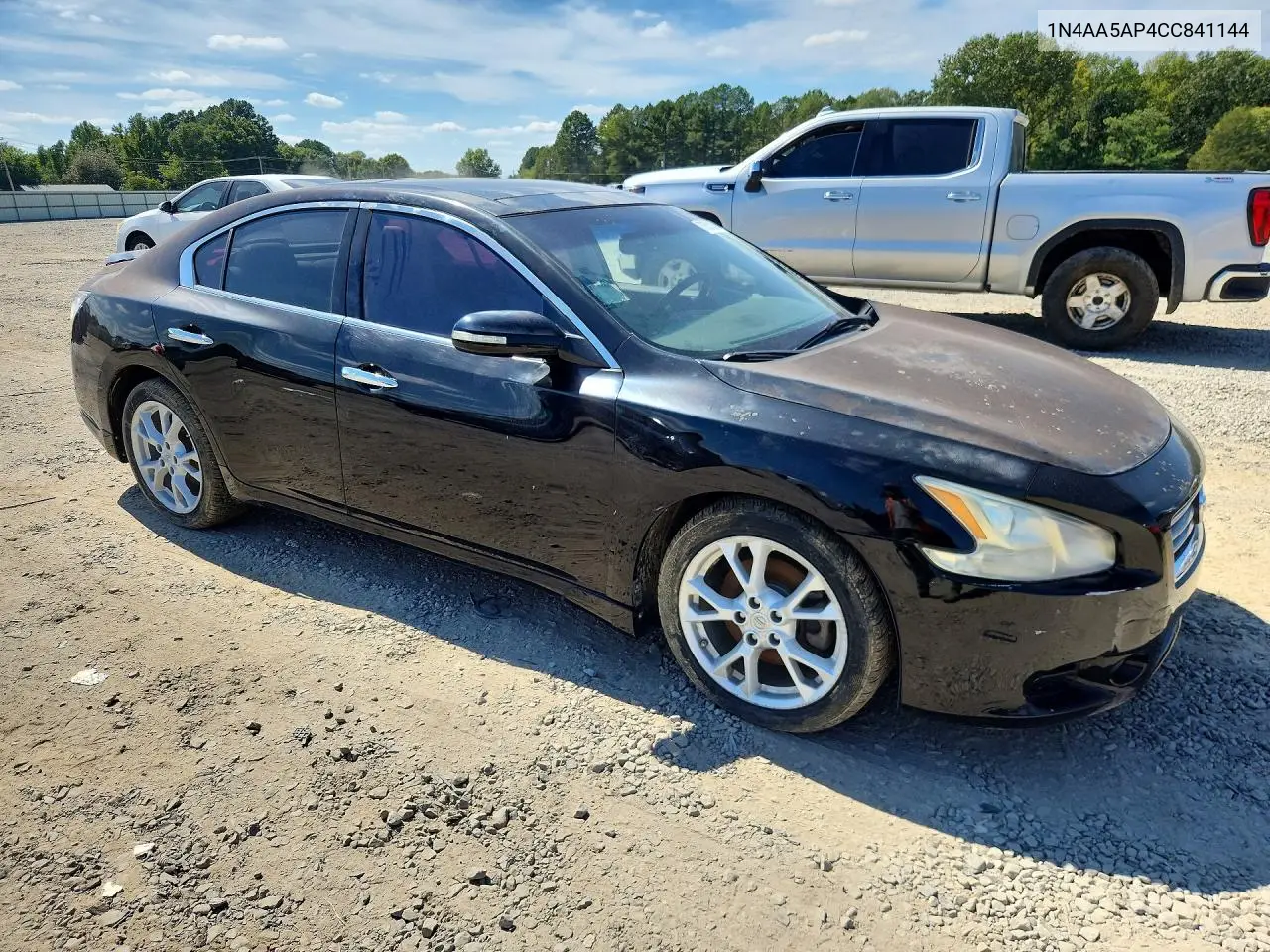 2012 NISSAN MAXIMA VIN 1N4AA5AP4CC841144 — фото 4