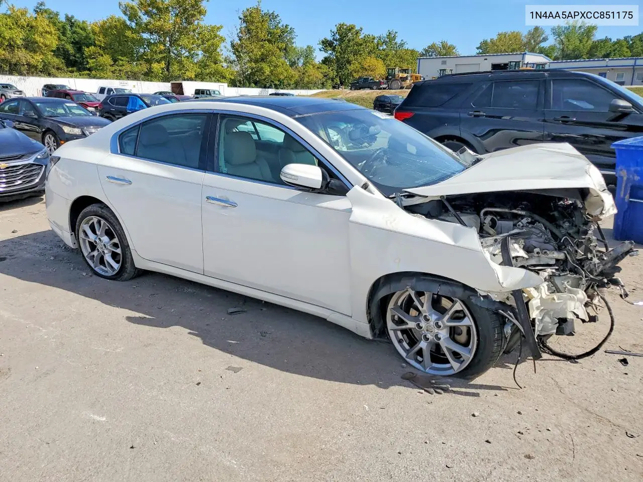 2012 NISSAN MAXIMA VIN 1N4AA5APXCC851175 — фото 4