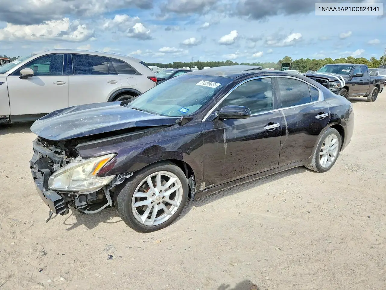 NISSAN MAXIMA 2012, VIN 1N4AA5AP1CC824141