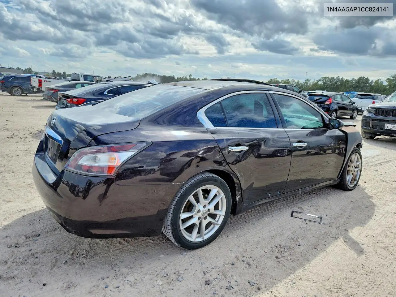 2012 NISSAN MAXIMA VIN 1N4AA5AP1CC824141 — фото 3