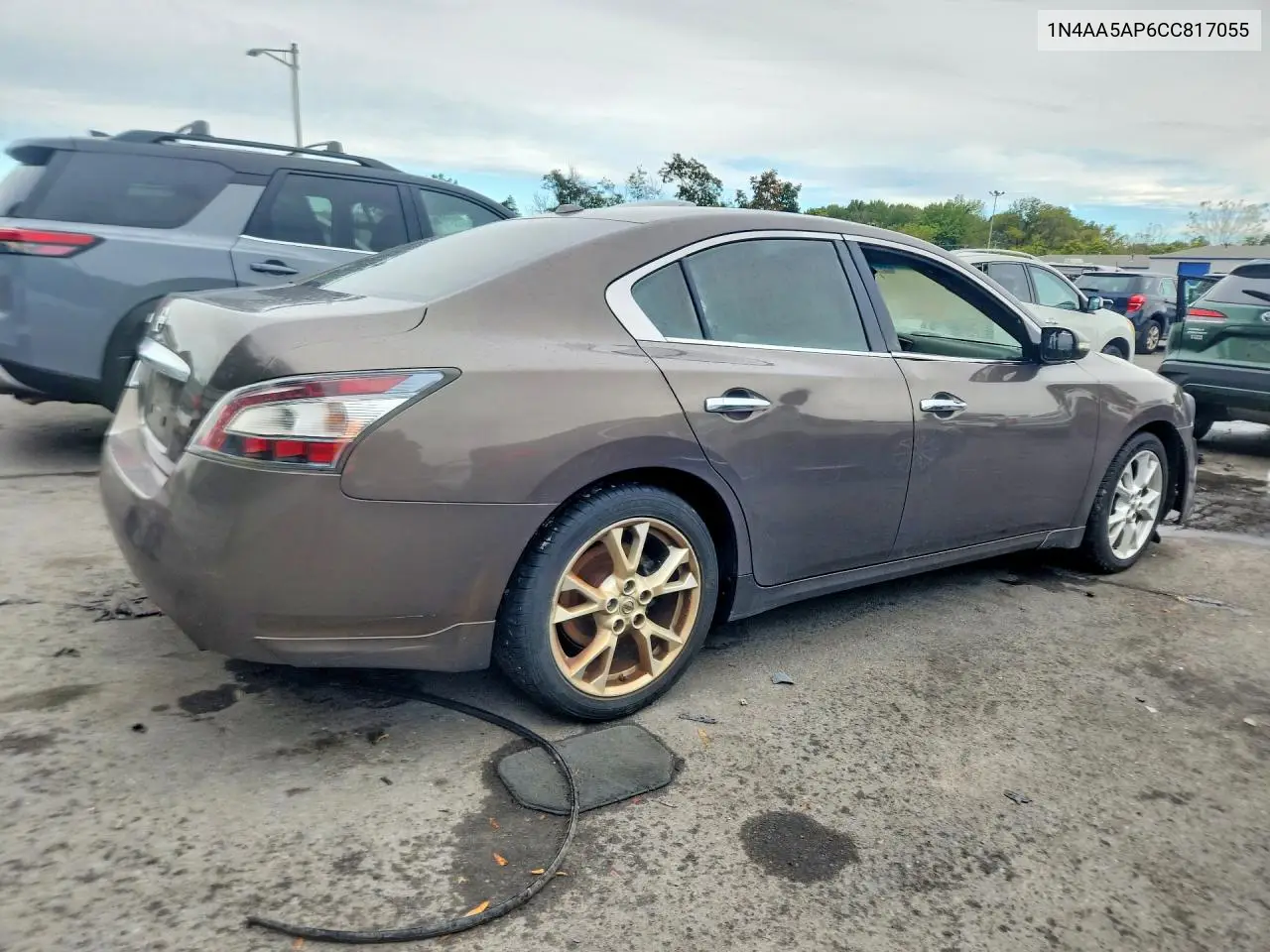 2012 NISSAN MAXIMA VIN 1N4AA5AP6CC817055 — фото 3