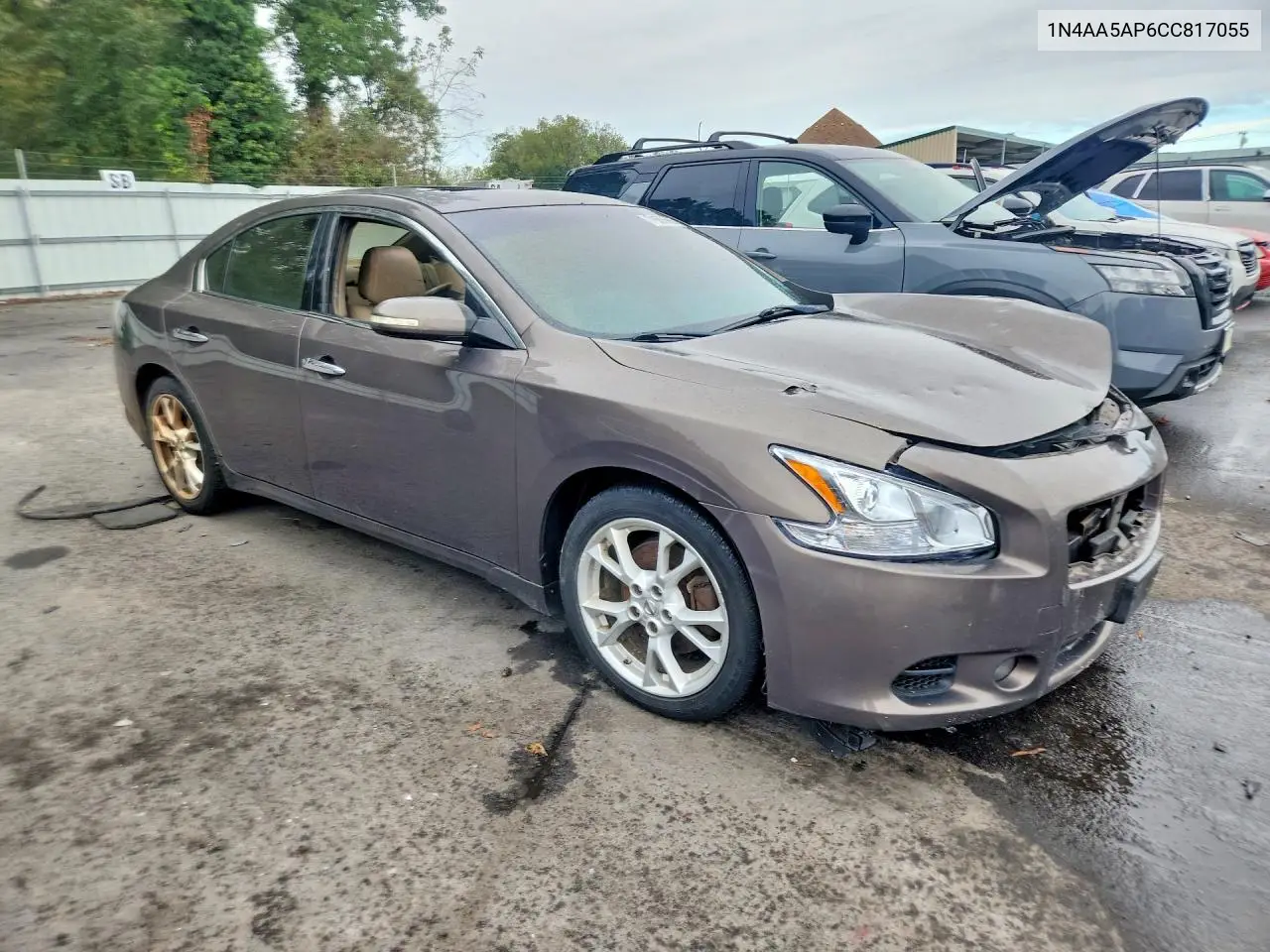 2012 NISSAN MAXIMA VIN 1N4AA5AP6CC817055 — фото 4