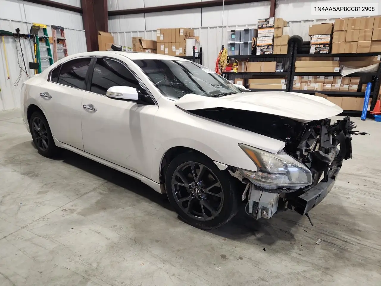 2012 NISSAN MAXIMA VIN 1N4AA5AP8CC812908 — фото 4