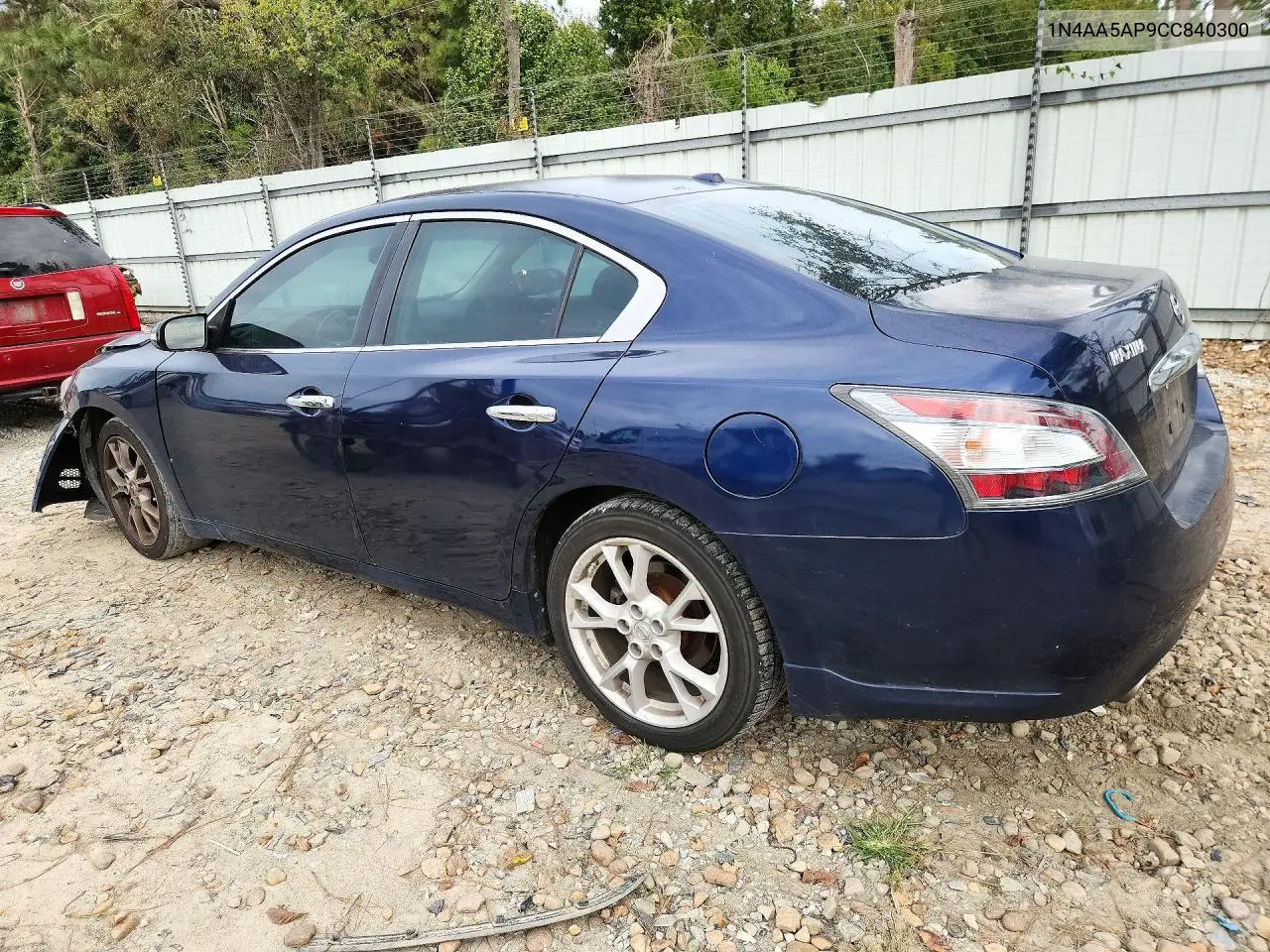 2012 NISSAN MAXIMA VIN 1N4AA5AP9CC840300 — фото 2