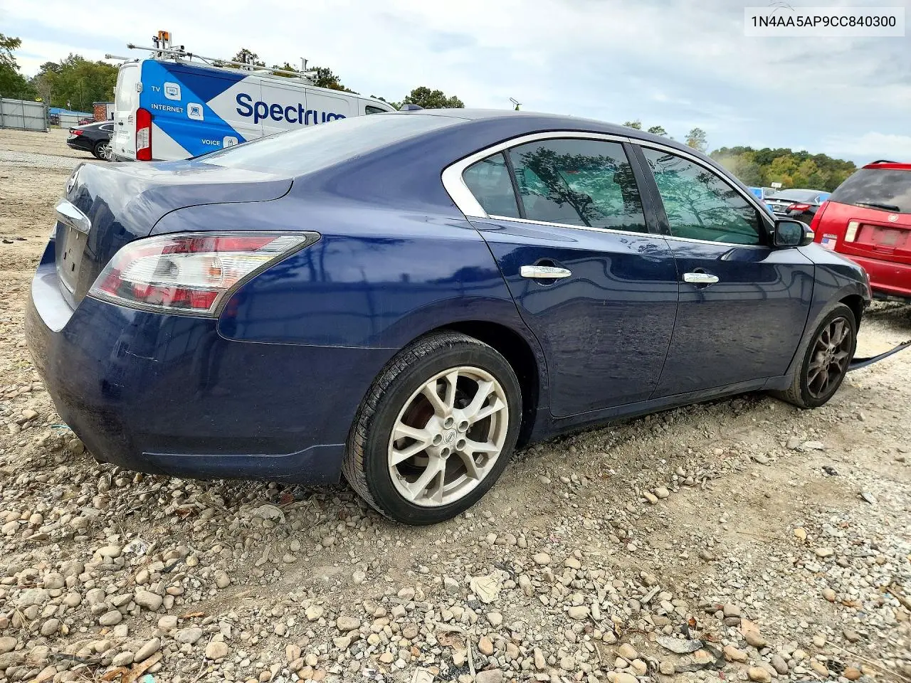 2012 NISSAN MAXIMA VIN 1N4AA5AP9CC840300 — фото 3