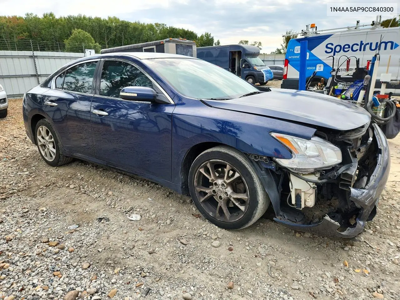 2012 NISSAN MAXIMA VIN 1N4AA5AP9CC840300 — фото 4