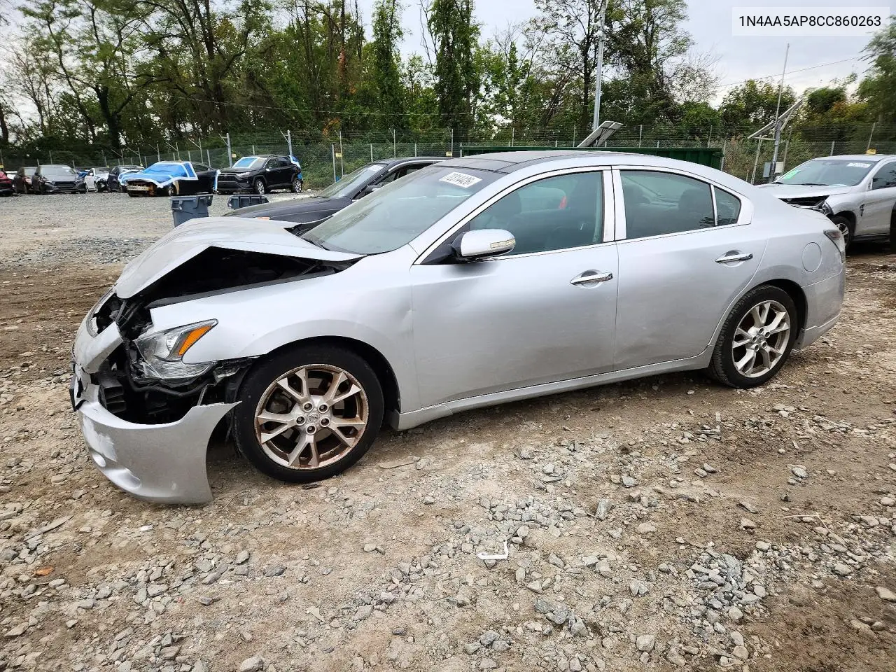 NISSAN MAXIMA 2012, VIN 1N4AA5AP8CC860263