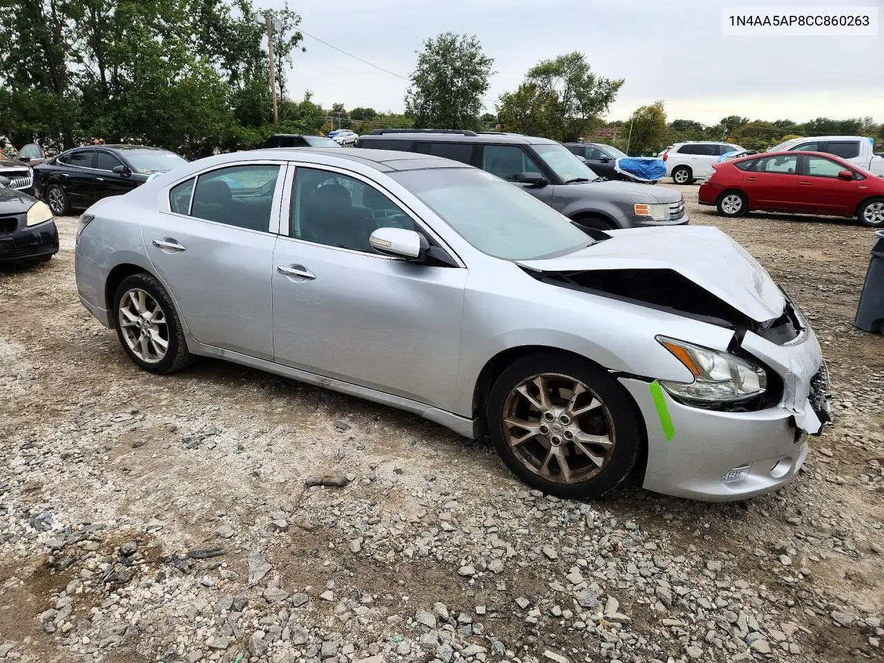 2012 NISSAN MAXIMA VIN 1N4AA5AP8CC860263 — фото 4