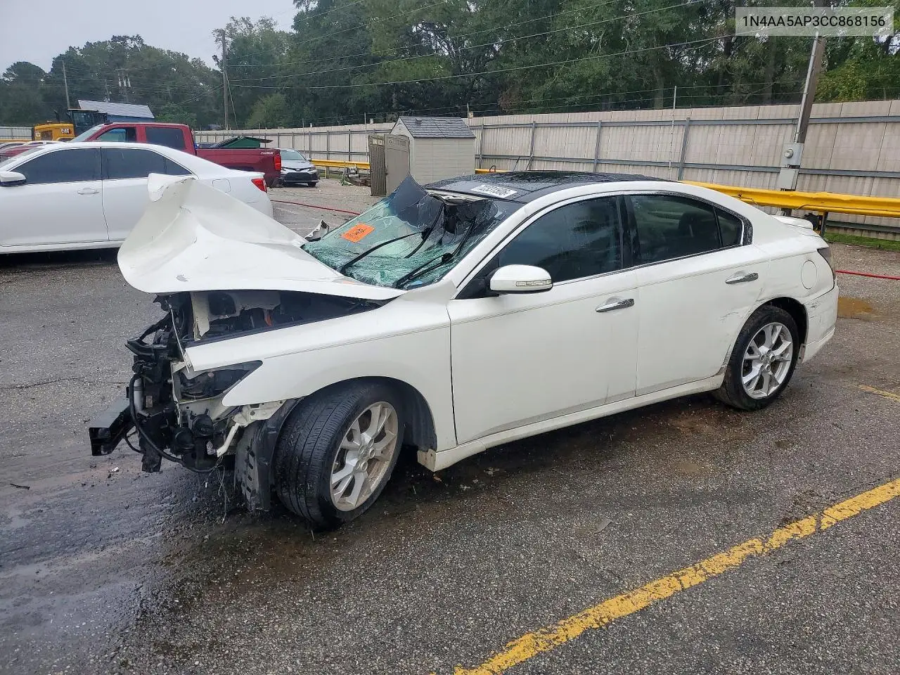 NISSAN MAXIMA 2012, VIN 1N4AA5AP3CC868156