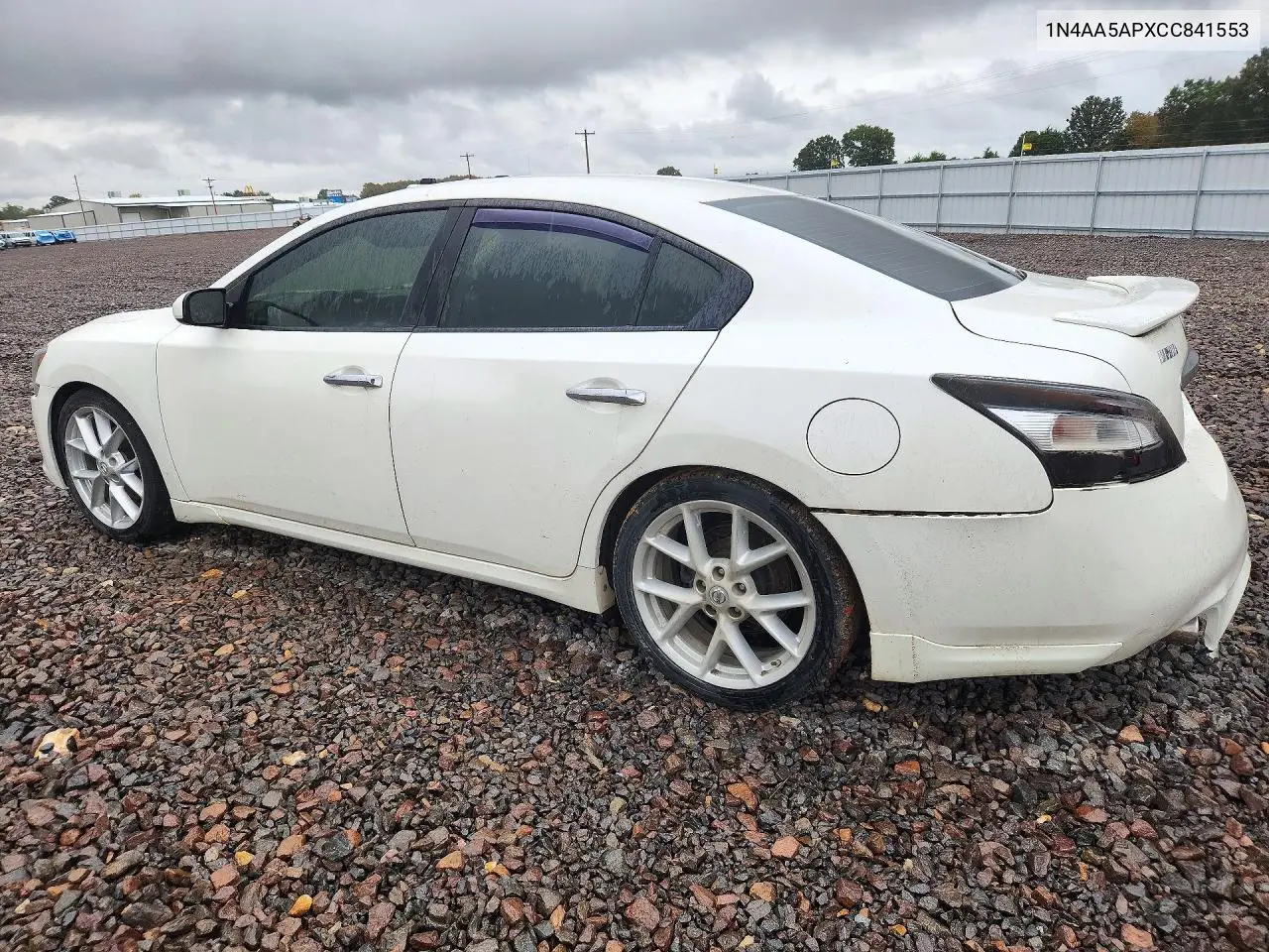 2012 NISSAN MAXIMA VIN 1N4AA5APXCC841553 — фото 2