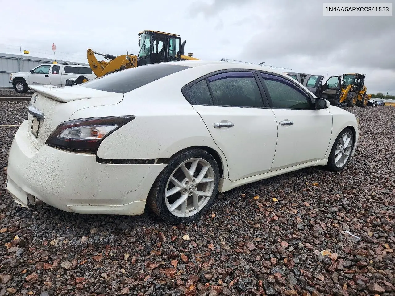 2012 NISSAN MAXIMA VIN 1N4AA5APXCC841553 — фото 3