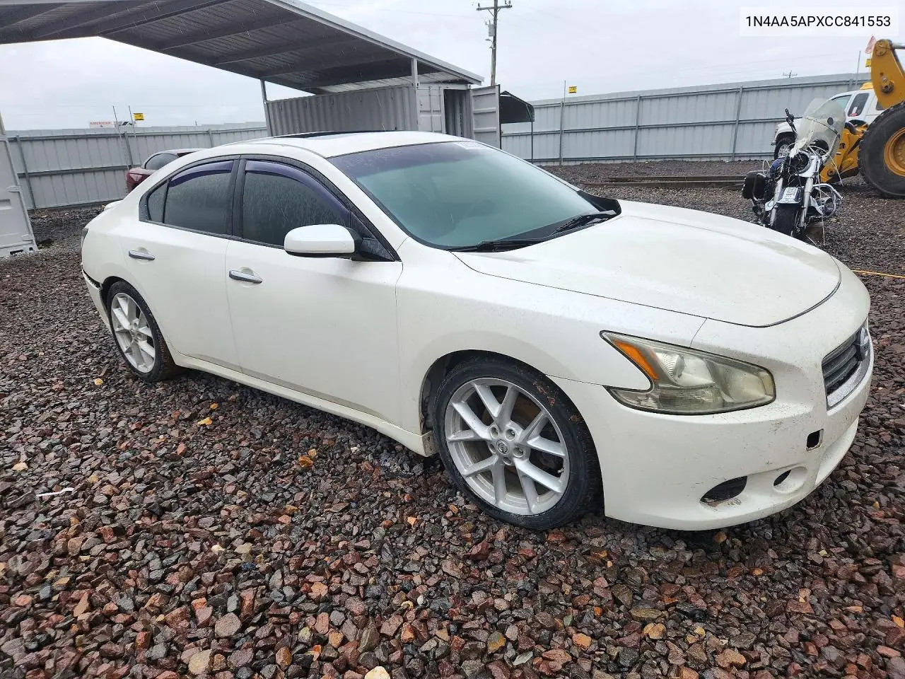 2012 NISSAN MAXIMA VIN 1N4AA5APXCC841553 — фото 4