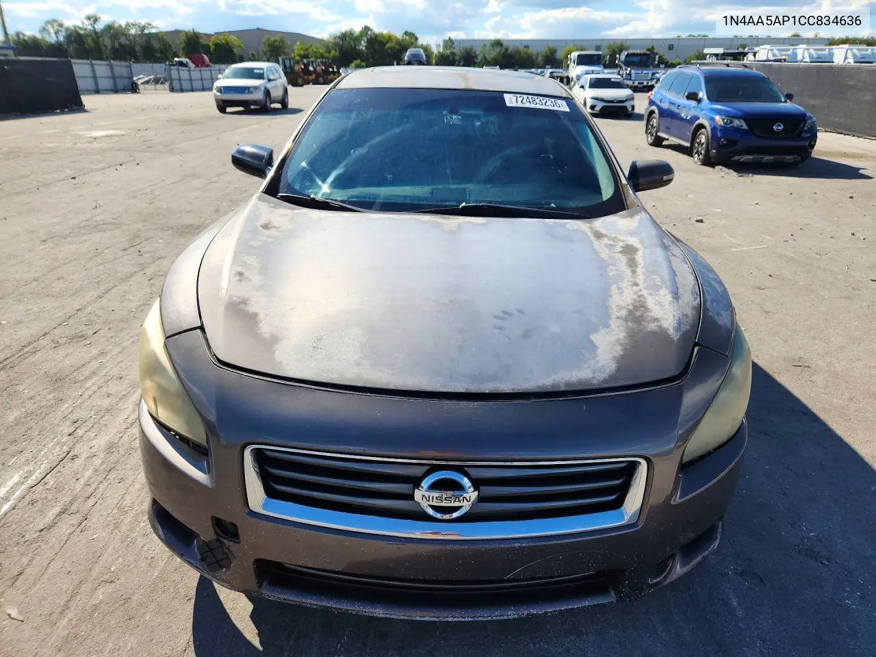 2012 NISSAN MAXIMA VIN 1N4AA5AP1CC834636 — фото 5