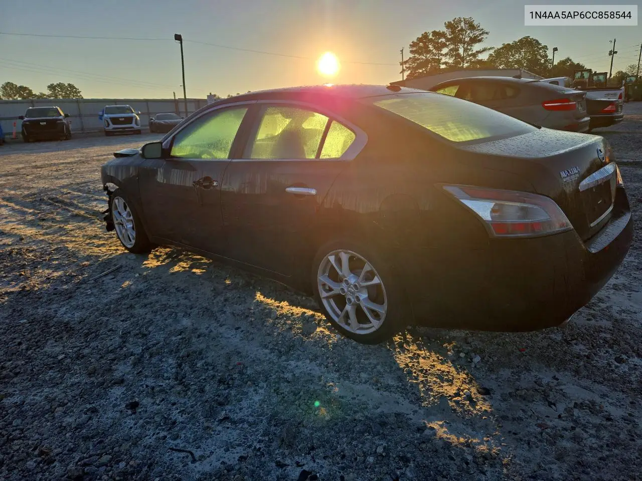 2012 NISSAN MAXIMA VIN 1N4AA5AP6CC858544 — фото 2