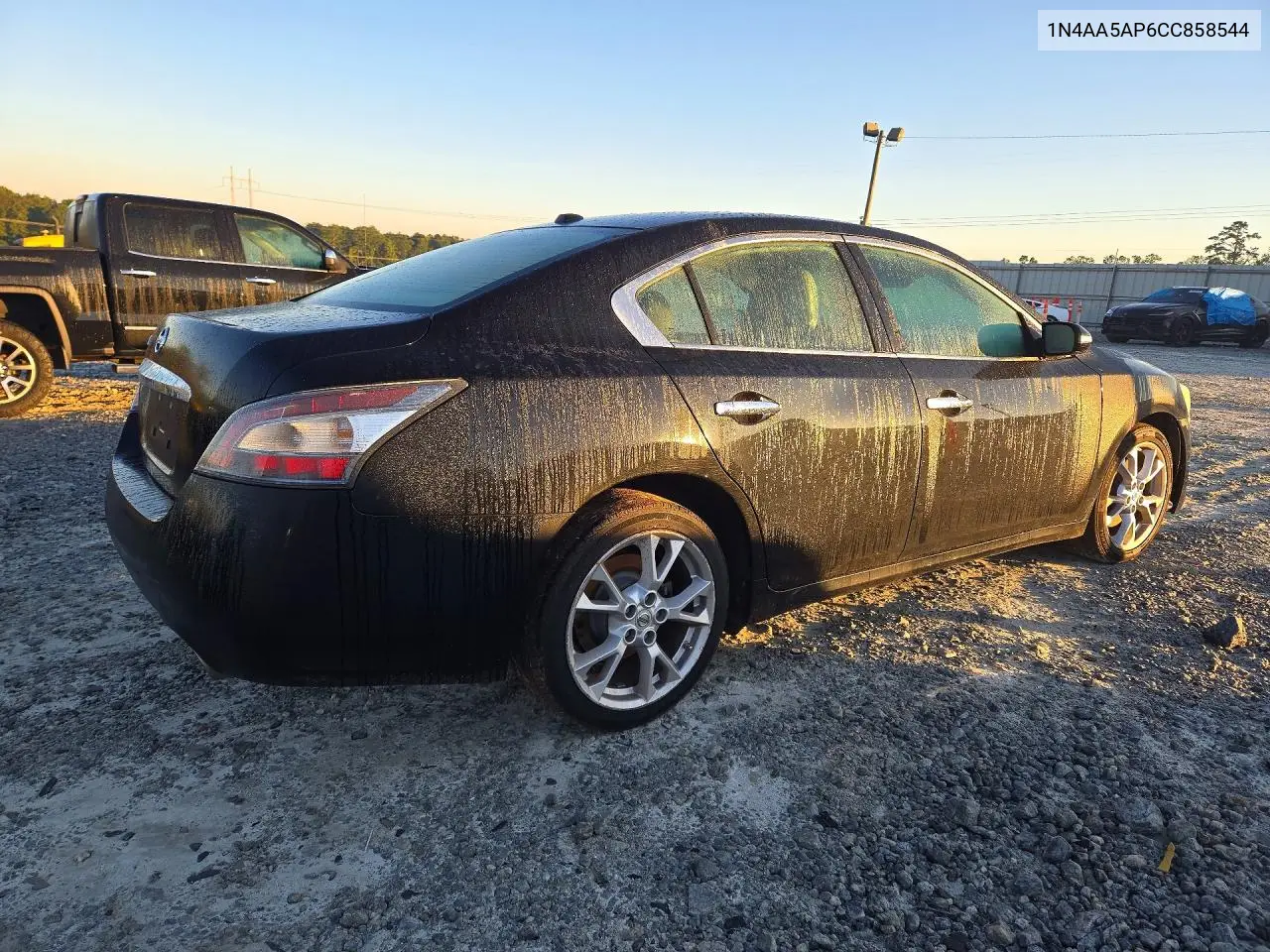 2012 NISSAN MAXIMA VIN 1N4AA5AP6CC858544 — фото 3