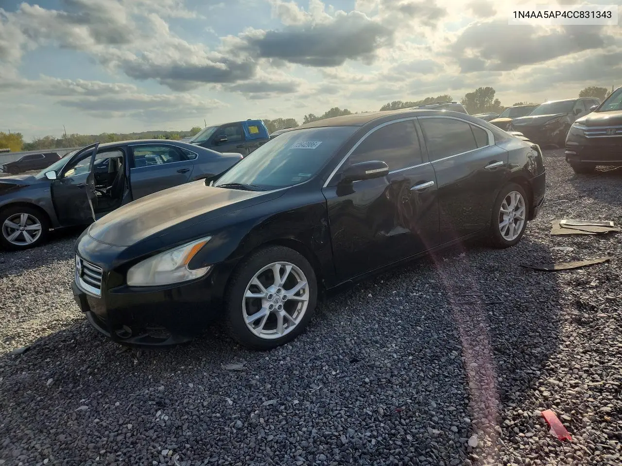 NISSAN MAXIMA 2012, VIN 1N4AA5AP4CC831343