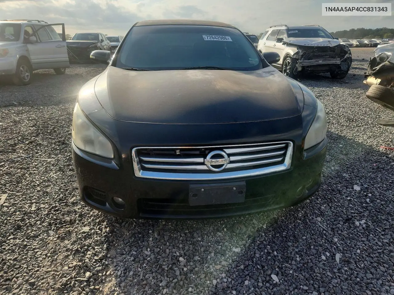 2012 NISSAN MAXIMA VIN 1N4AA5AP4CC831343 — фото 5