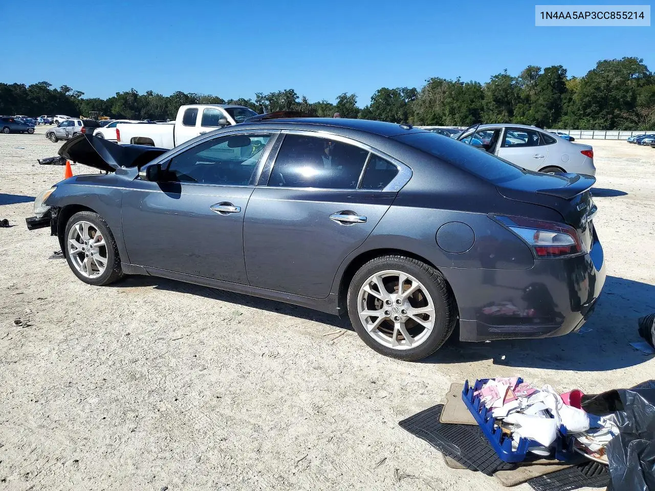 2012 NISSAN MAXIMA VIN 1N4AA5AP3CC855214 — фото 2