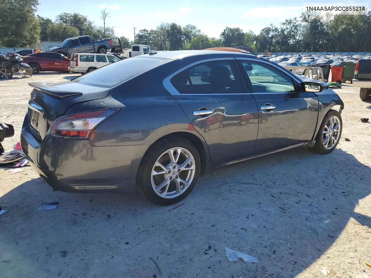 2012 NISSAN MAXIMA VIN 1N4AA5AP3CC855214 — фото 3