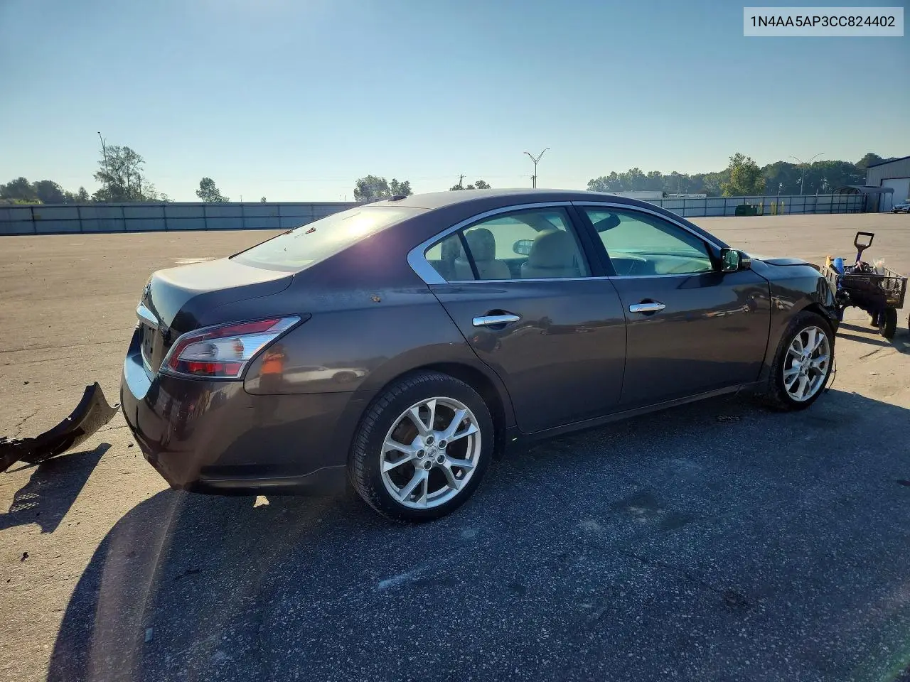 2012 NISSAN MAXIMA VIN 1N4AA5AP3CC824402 — фото 3