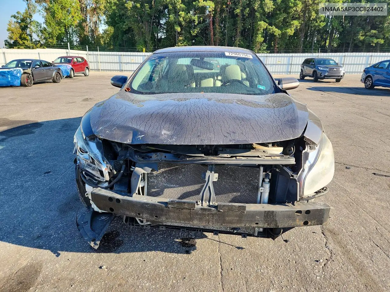 2012 NISSAN MAXIMA VIN 1N4AA5AP3CC824402 — фото 5