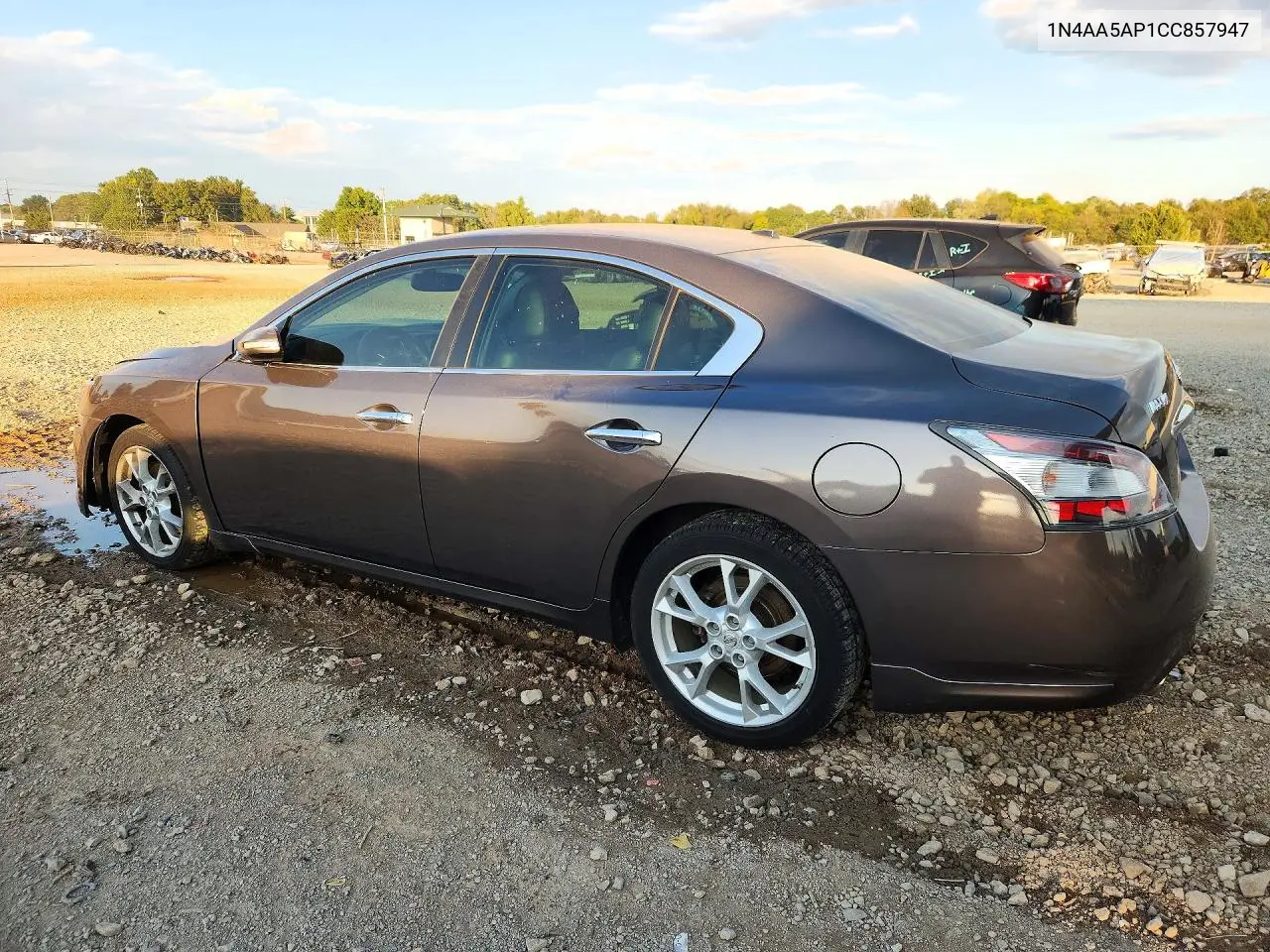 2012 NISSAN MAXIMA VIN 1N4AA5AP1CC857947 — фото 2