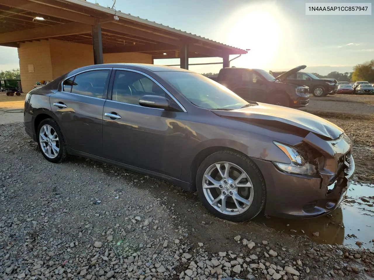 2012 NISSAN MAXIMA VIN 1N4AA5AP1CC857947 — фото 4