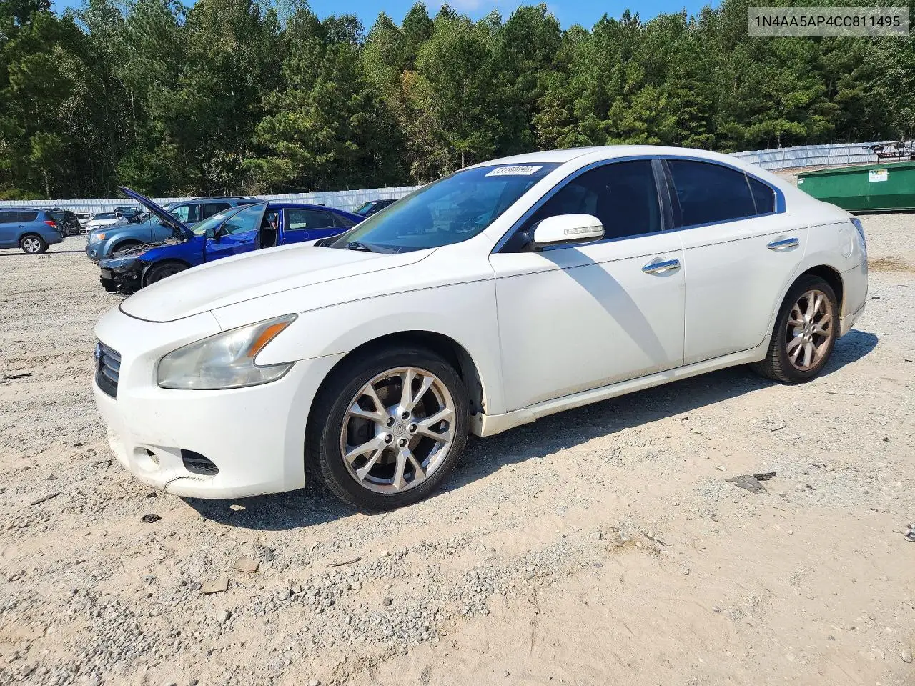 NISSAN MAXIMA 2012, VIN 1N4AA5AP4CC811495