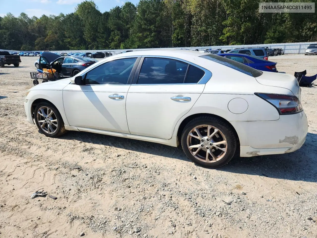 2012 NISSAN MAXIMA VIN 1N4AA5AP4CC811495 — фото 2