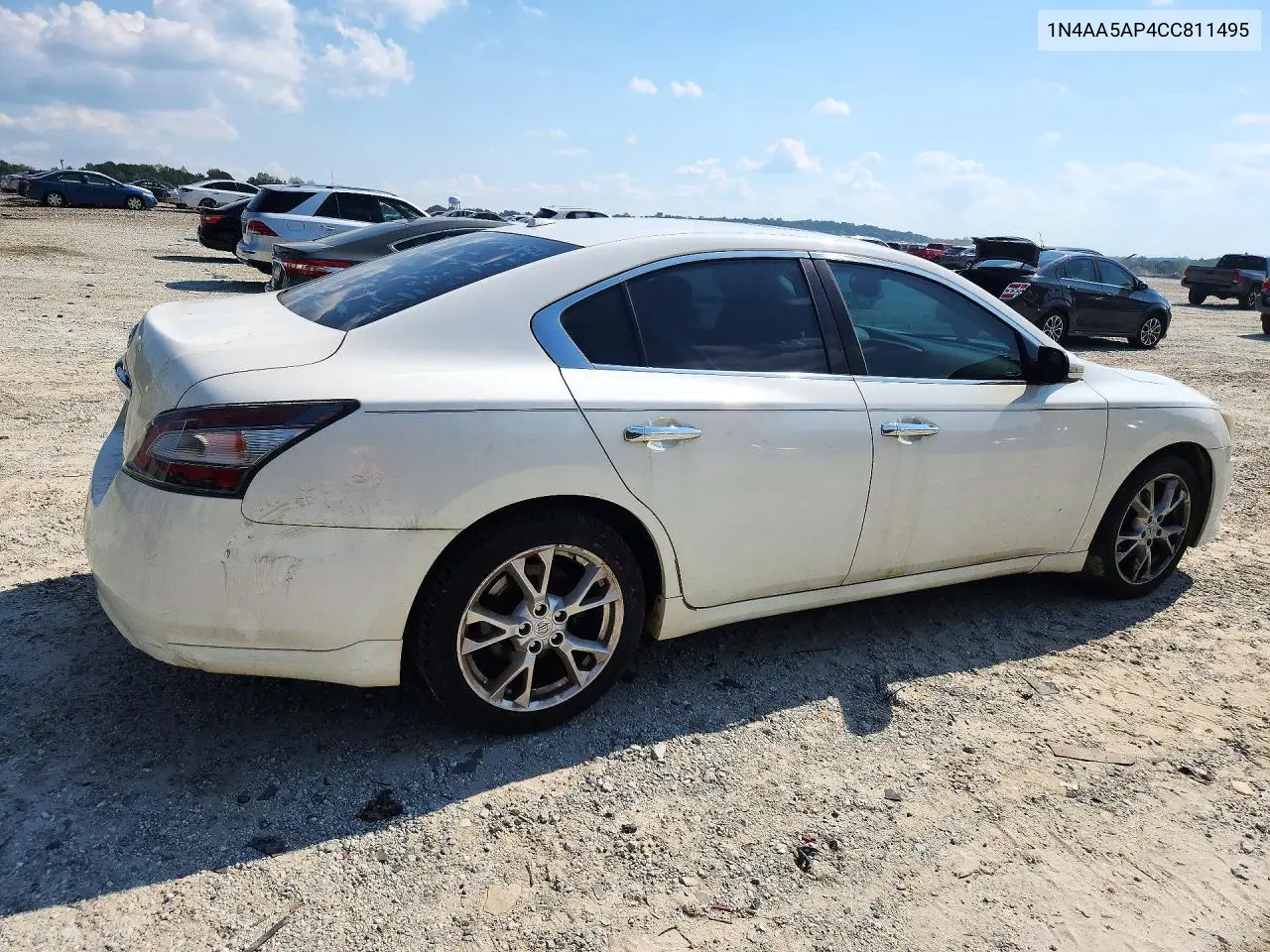 2012 NISSAN MAXIMA VIN 1N4AA5AP4CC811495 — фото 3